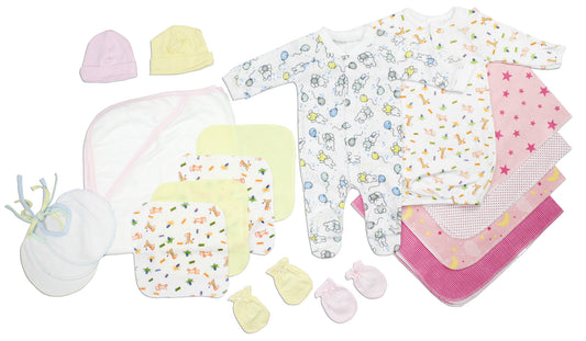 Newborn Baby Girls 18 Pc Layette Baby Shower Gift