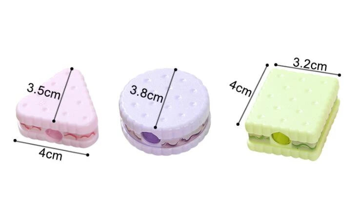 Lytwtw's Stationery School Office Supplies Cute Cookie Sharpener For