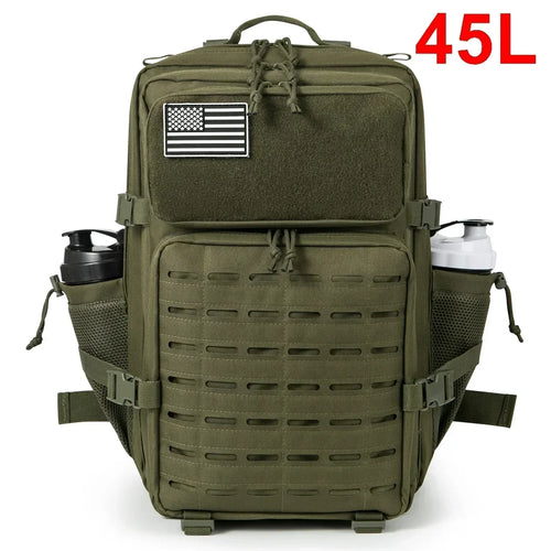 25L/45L Tactical Backpack Outdoor for Women/men Laser Cut Molle Hiking
