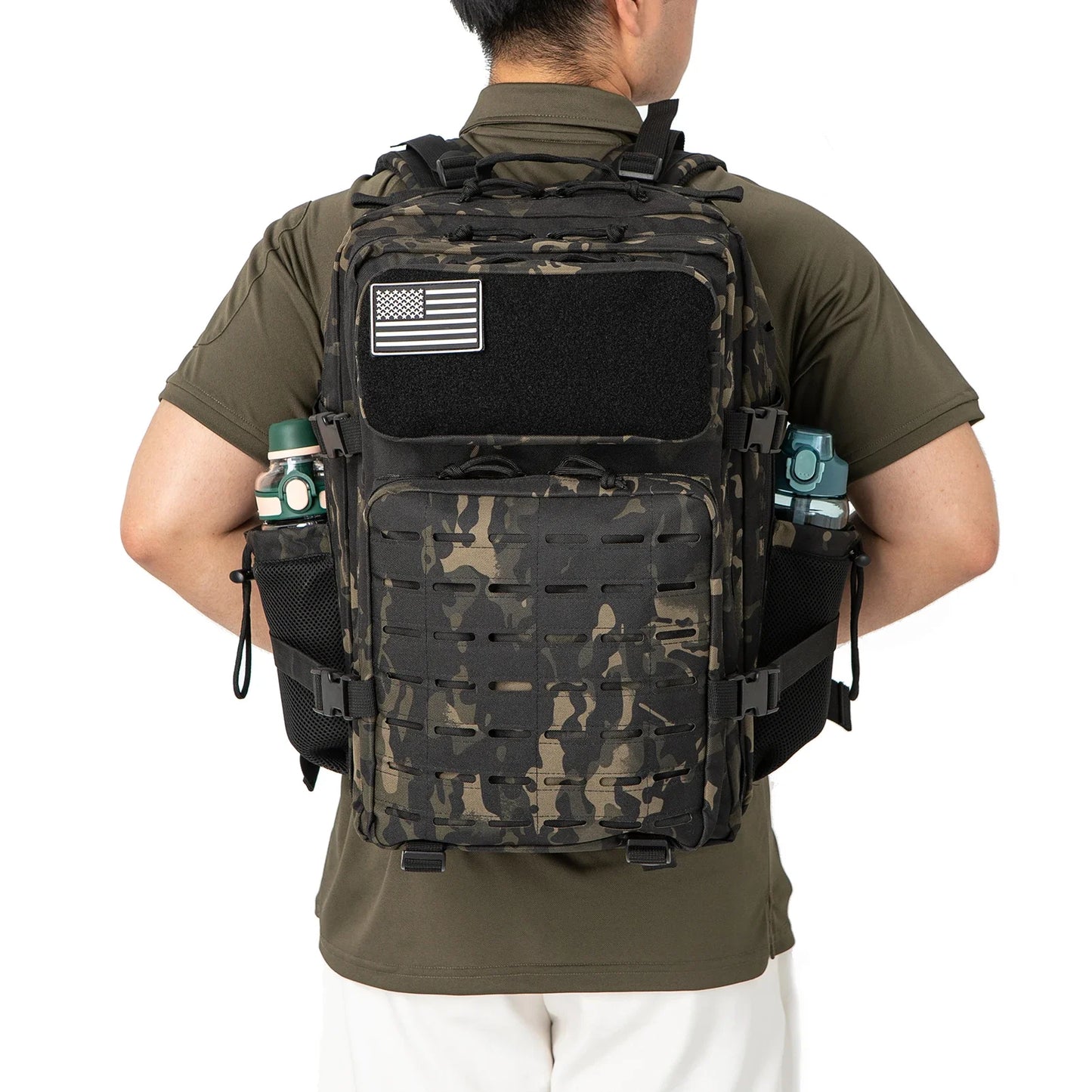 25L/45L Tactical Backpack Outdoor for Women/men Laser Cut Molle Hiking