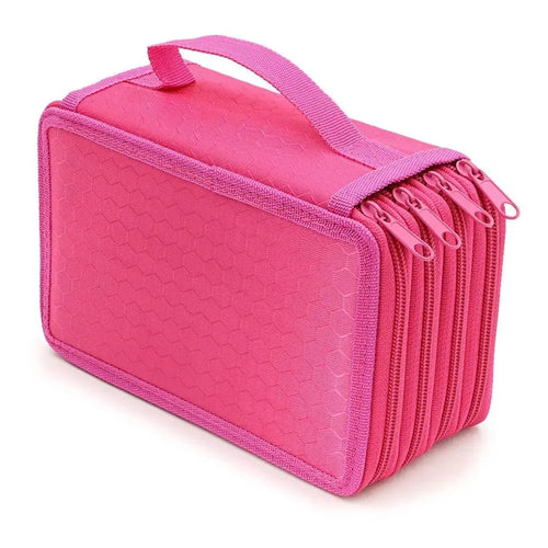 72 Holes Four layers Pencil Case Large Capacity Kawaii Pen Storage Bag