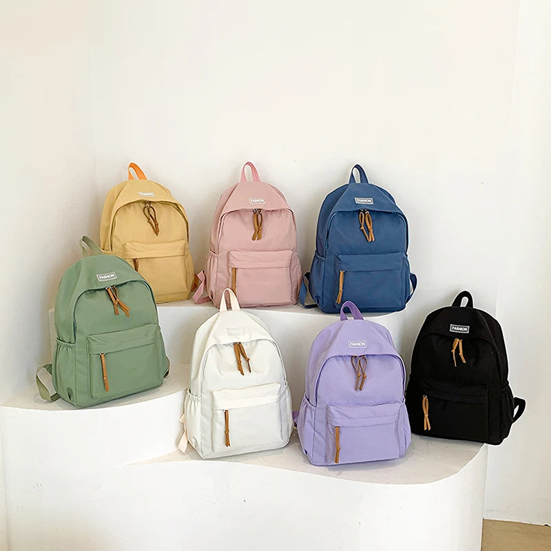 Kawaii Large-capacity All-match Backpack Korean Version Simple Storage
