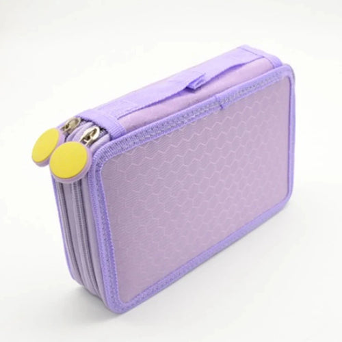 72 Holes Four layers Pencil Case Large Capacity Kawaii Pen Storage Bag