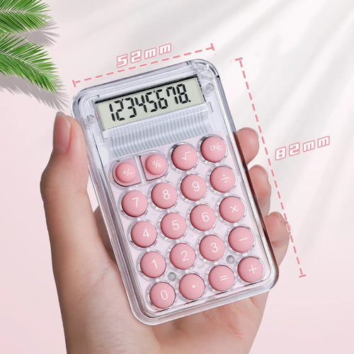 Cute Silent Calculator Mini Version Learning Auxiliary Small Portable
