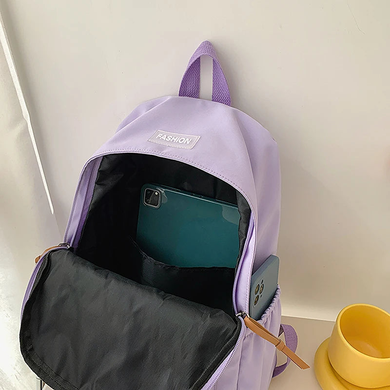 Kawaii Large-capacity All-match Backpack Korean Version Simple Storage