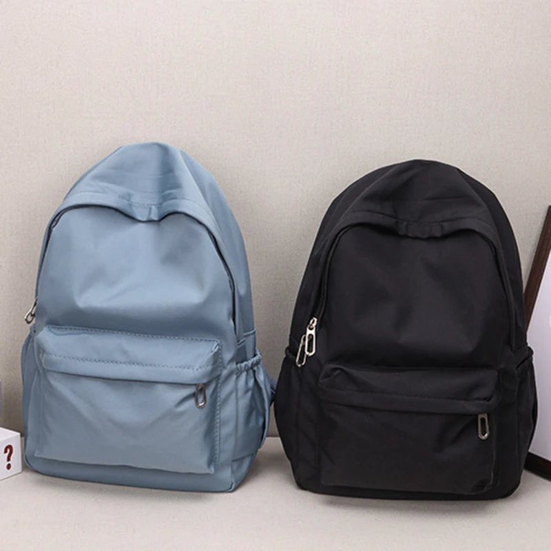 Women Schoolbag Waterproof Large Capacity School Backpack Smooth