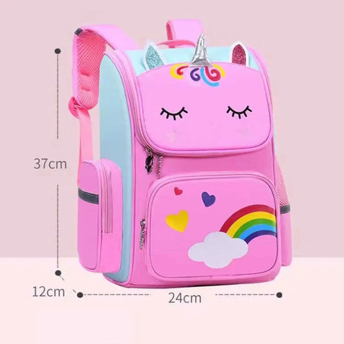 Unicorn waterproof travel backpack, cute and practical construction,