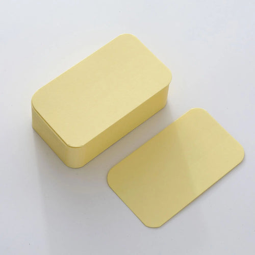 20/50/100pcs Color Kraft Paper Card Retro Double Sided Word Card DIY