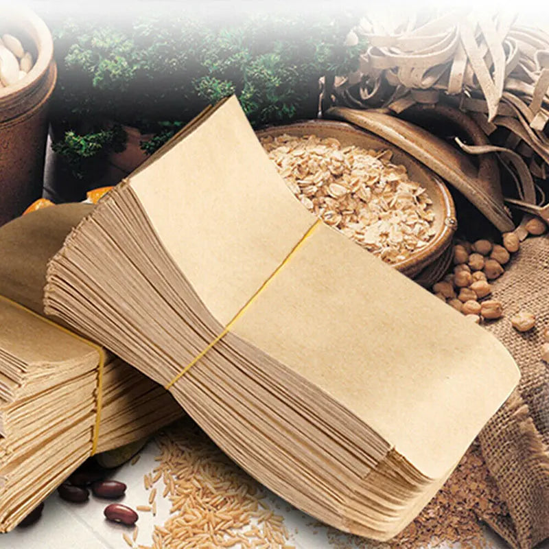 100pcs/lot 6x10cm Kraft Paper Bag Mini Envelope Gift Candy Bags Snack