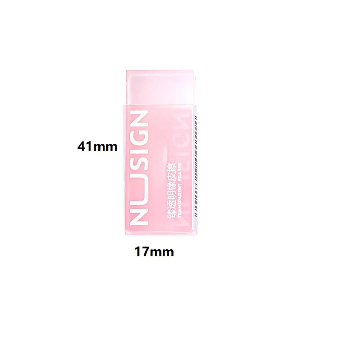 1/36Pcs Lovely Transparent Eraser for Kids Ins Simplicity Solid Color
