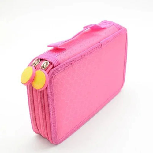 72 Holes Four layers Pencil Case Large Capacity Kawaii Pen Storage Bag