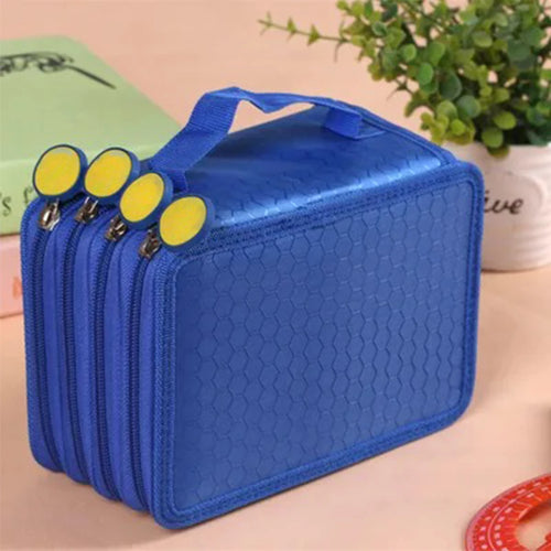 72 Holes Four layers Pencil Case Large Capacity Kawaii Pen Storage Bag