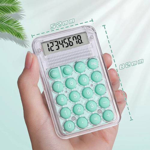 Cute Silent Calculator Mini Version Learning Auxiliary Small Portable