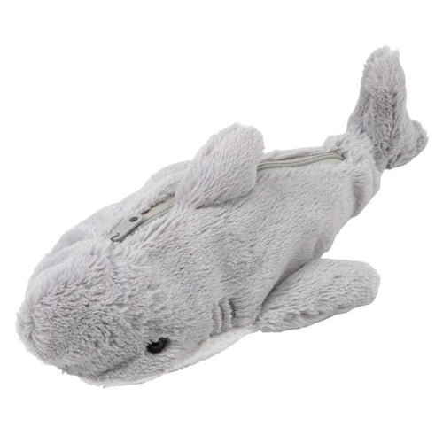 Cartoon Plush Shark Pen Bag Pencil Case Kawaii Doll Back To School
