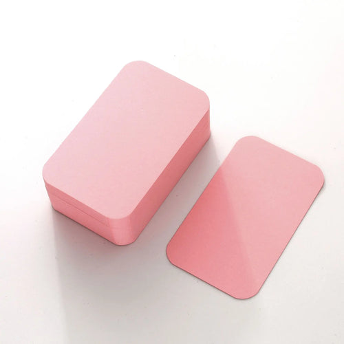 20/50/100pcs Color Kraft Paper Card Retro Double Sided Word Card DIY
