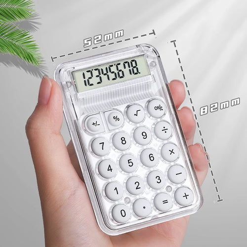 Cute Silent Calculator Mini Version Learning Auxiliary Small Portable