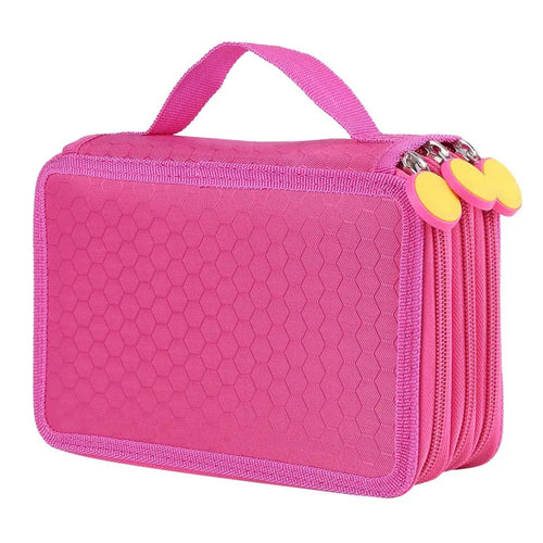 72 Holes Four layers Pencil Case Large Capacity Kawaii Pen Storage Bag