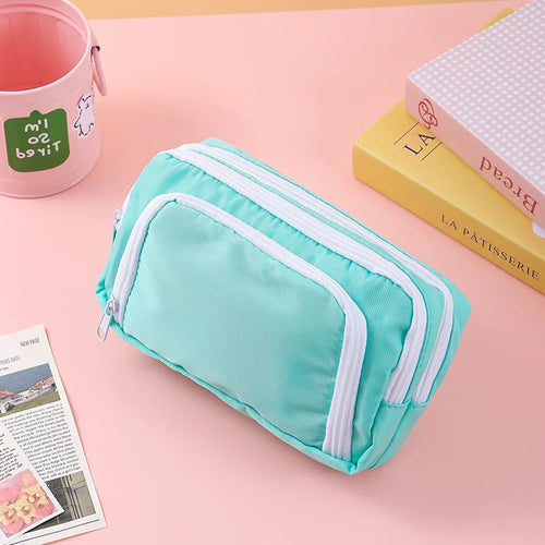 Multi Layer Pencil Case Large Capacity Kawaii  Pen Box Cute Pen Holder