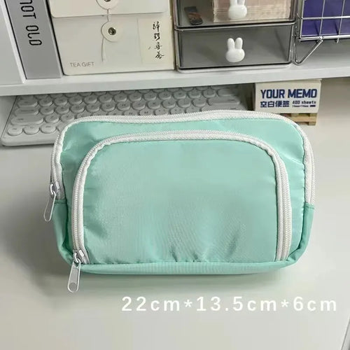 Kawaii Pencil Case 3 Layers Cute Pen Bag Large Capacity Korean