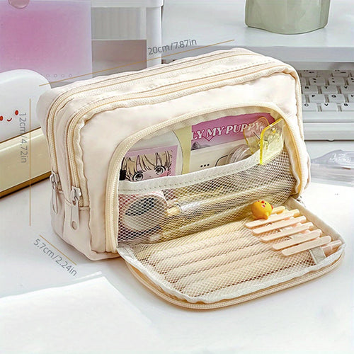 Multi Layer Pencil Case Large Capacity Kawaii  Pen Box Cute Pen Holder