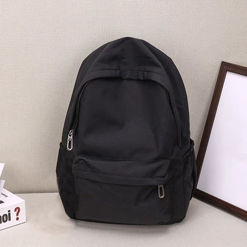 Women Schoolbag Waterproof Large Capacity School Backpack Smooth