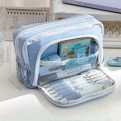 Multi Layer Pencil Case Large Capacity Kawaii  Pen Box Cute Pen Holder