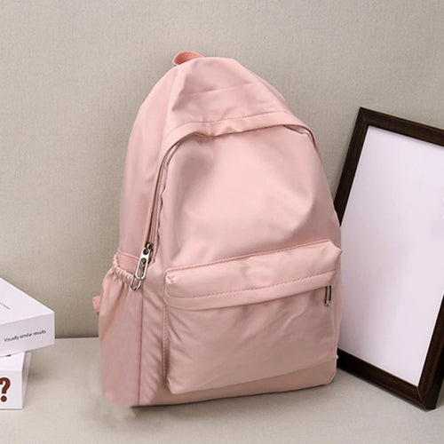 Women Schoolbag Waterproof Large Capacity School Backpack Smooth