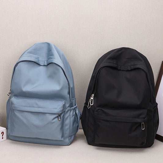 Women Schoolbag Waterproof Large Capacity School Backpack Smooth