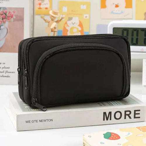 Kawaii Pencil Case 3 Layers Cute Pen Bag Large Capacity Korean